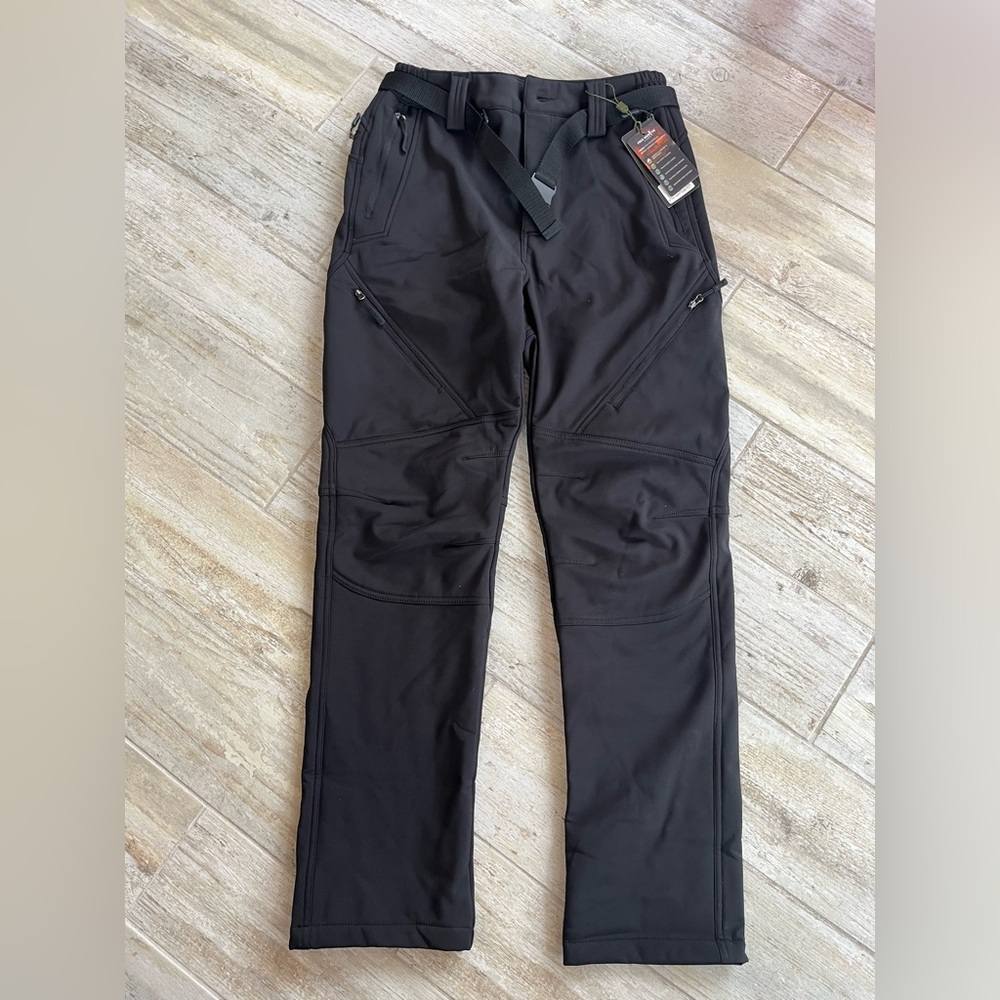 NWT Men's Black Snow Pants